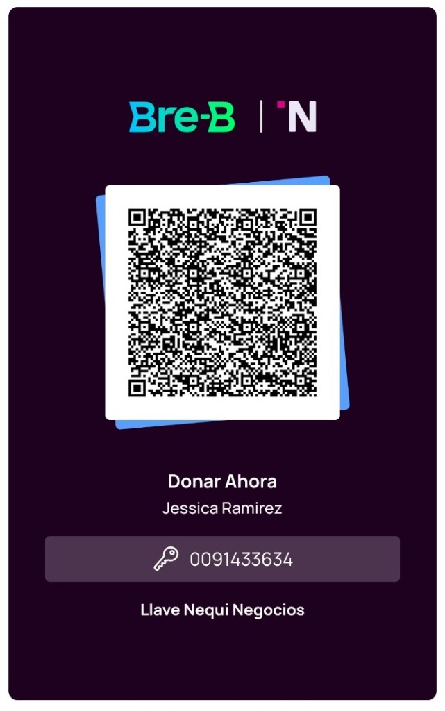 Código QR Nequi Bre-B Jessica Ramirez